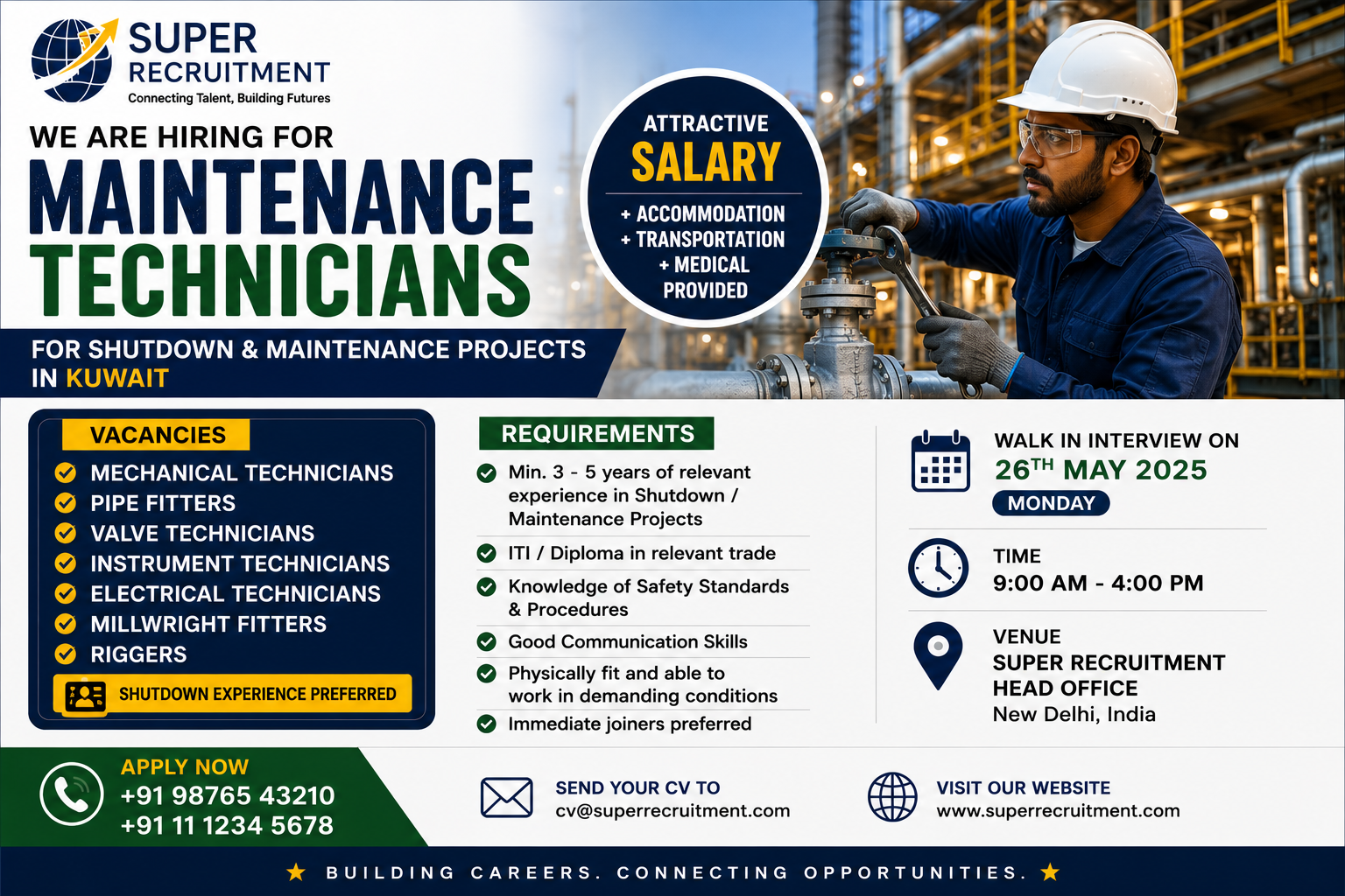 Vacancy poster