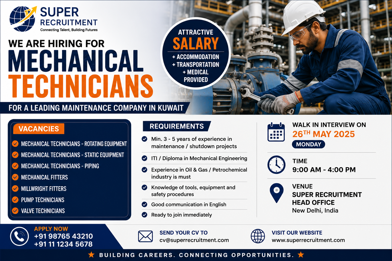 Vacancy poster